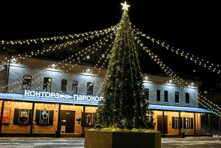 Новогоднее оформление. Тюмень