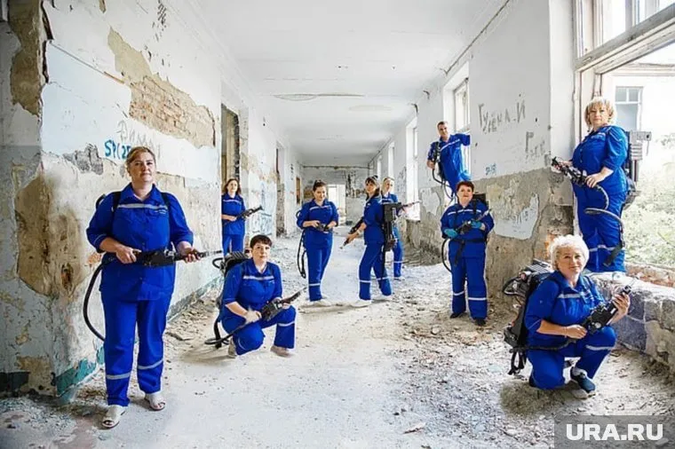 Врачи станции скорой помощи в Челябинской области устроили необычную фотосессию