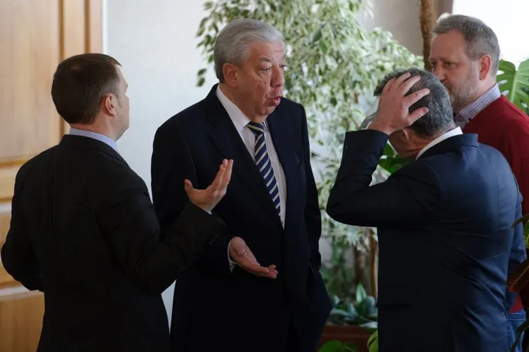 Заседание Свердловского творческого союза журналистов. Екатеринбург, тунгусов владимир, левин александр, иванов александр, вишневецкий алексей