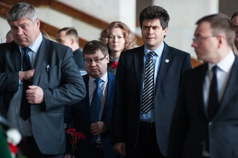 Прощание с Яковом Спектором в Свердловском государственном областном Дворце народного творчества. Екатеринбург 