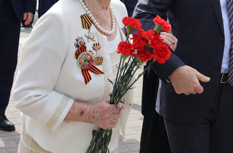 В Кургане поздравили со 100-летием ветерана-медсестру ВОВ Анфису Камшилову. Фото