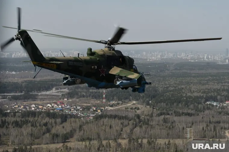 Ми-24 совершил крушение в районе Крыма