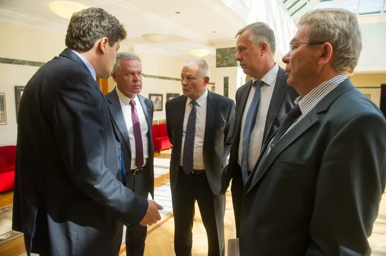 Президиум правительства СО в резиденции губернатора. Екатеринбург, астахов михаил, высокинский александр, овчинников владимир