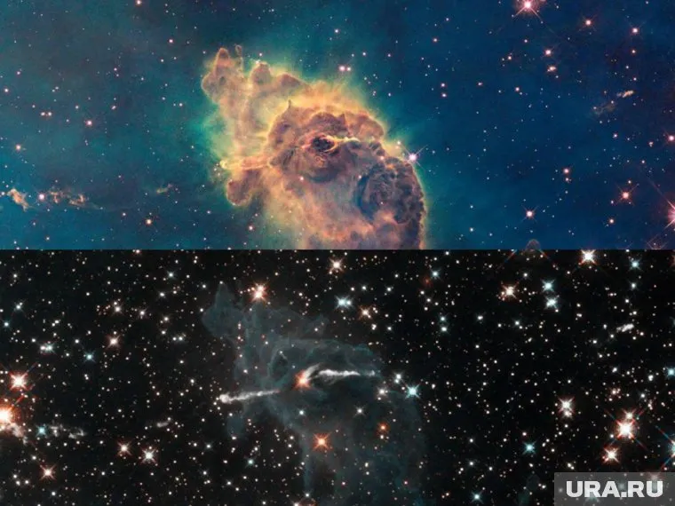 Фотография была сделана с помощью телескопа Хаббл