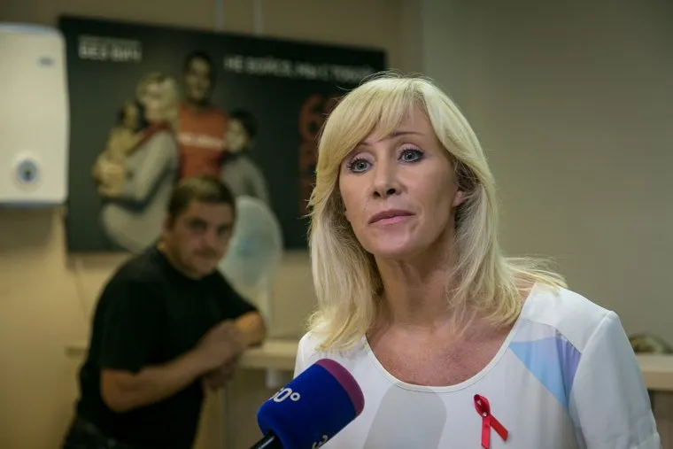 Открытие СПИД-центра. Москва, вич, пушкина оксана