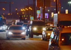 Пермь встала в девятибалльных пробках 