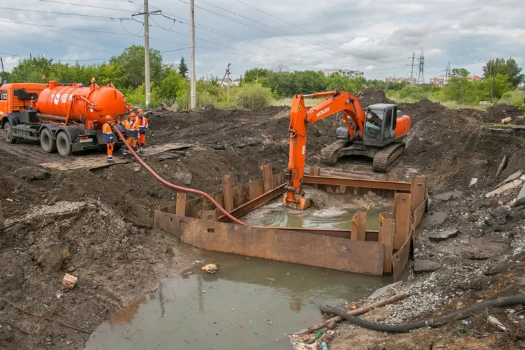 Устранение крупной коммунальной аварии. Курган