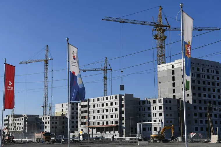 Строительство объектов Всемирных студенческих игр 2023 года. Екатеринбург
