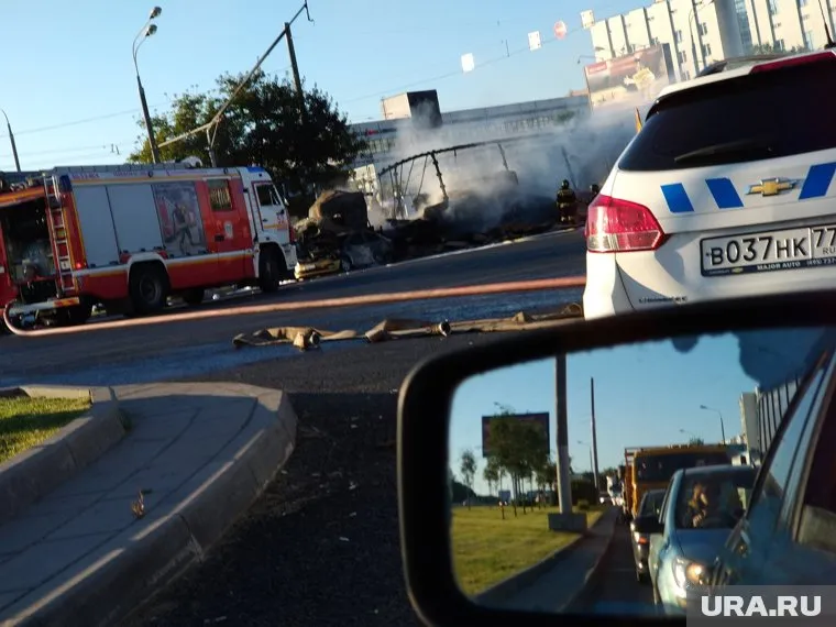 Очевидцы говорят о серьезном ДТП