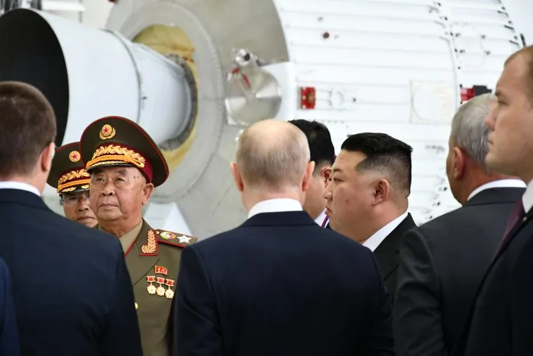 Встреча Владимира Путина и Ким Чен Ына. Космодром Восточный. Благовещенск.