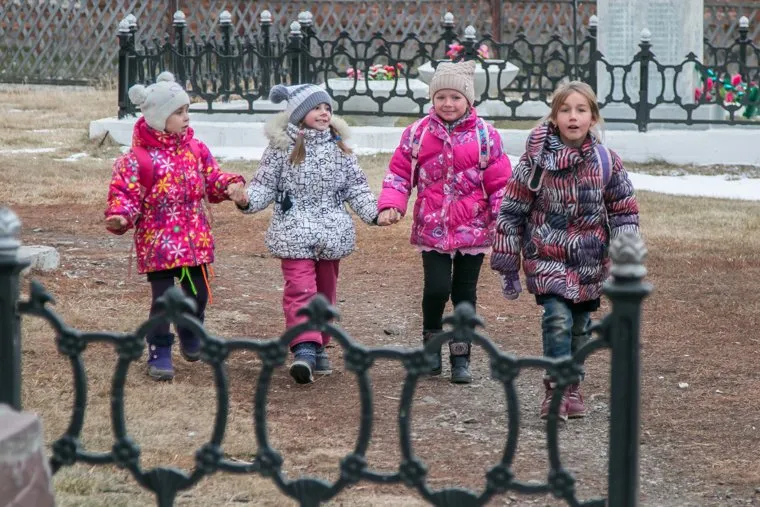 10-летие ООО "Агро-Клевер".Село Мальцево. Шадринский район. Курганская обл, школьники, дети