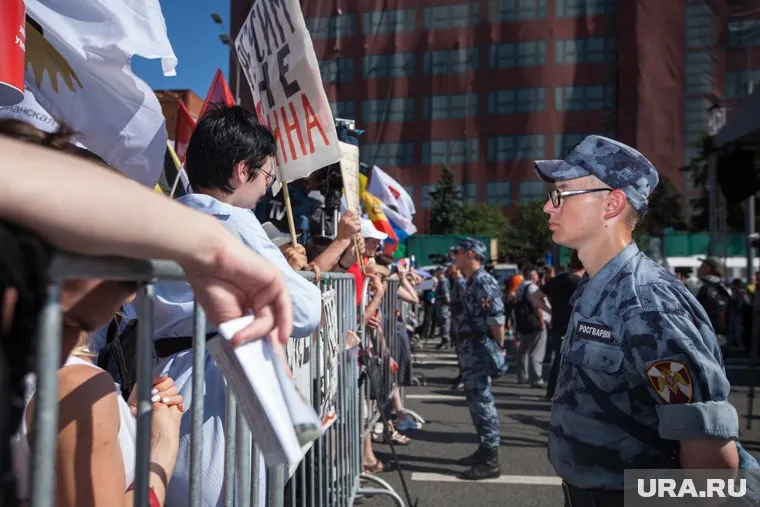 На митинг в Москве 29 сентября пришли около 20 тысяч человек