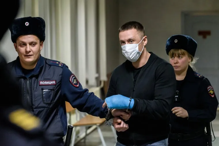 Избрание меры пресечения Александру «Фартовому» Дискову в Ленинском суде. Екатеринбург