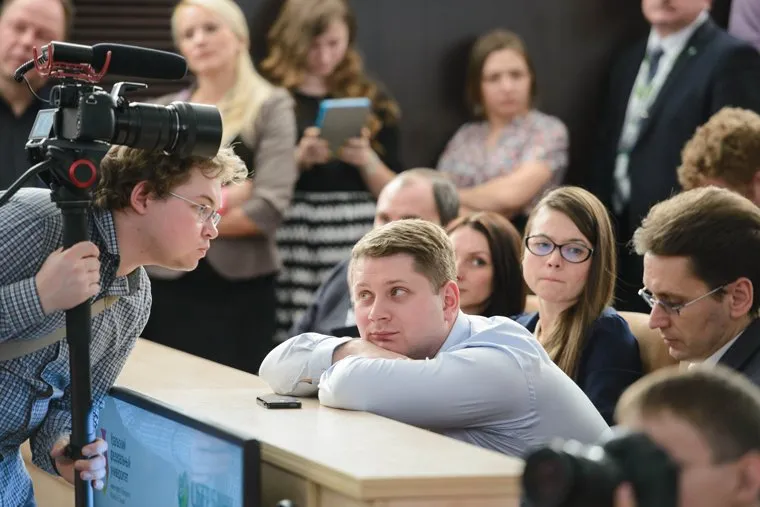 Герман Греф в УрФУ. Екатеринбург, бенеманский дмитрий