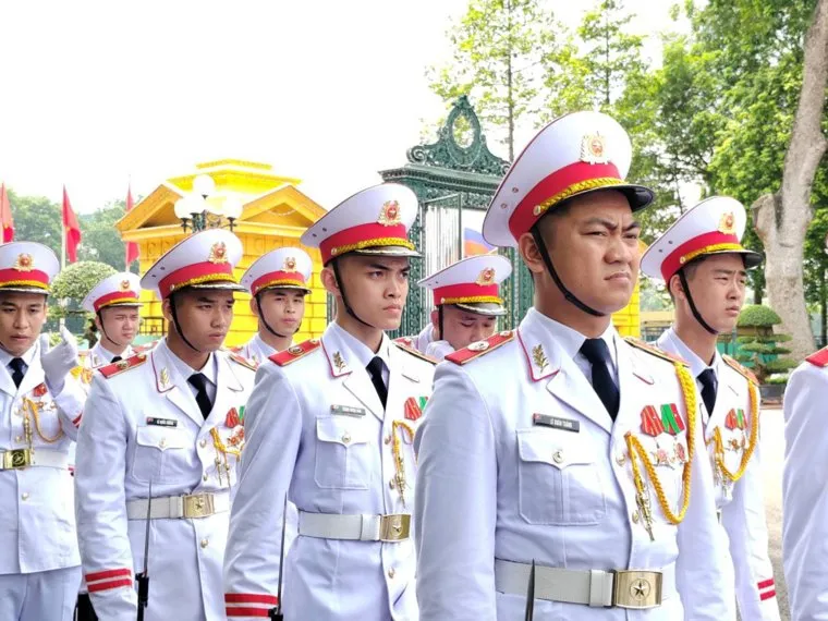 Церемония встречи Путина. Вьетнам