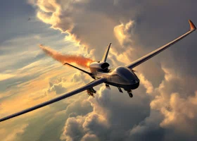 В Рязанской области обломки БПЛА упали на территорию промышленного предприятия