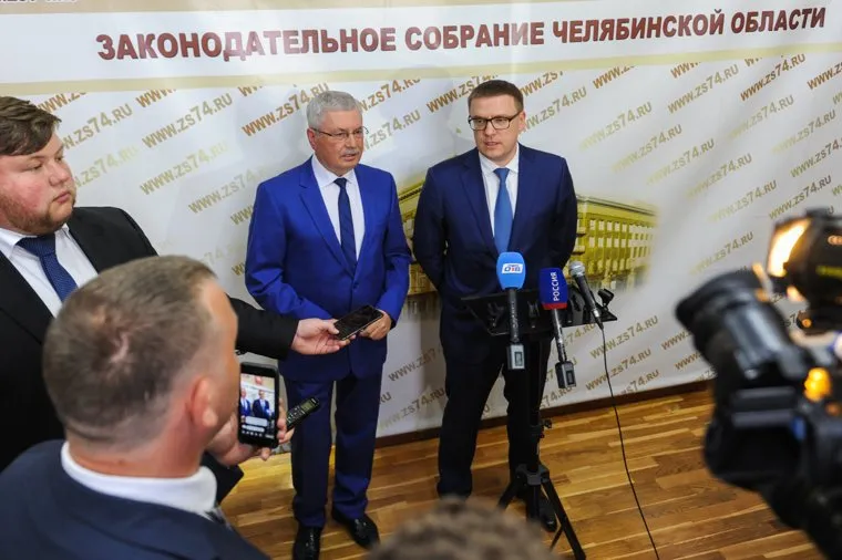 Алексей Текслер на встрече с депутатами Законодательного собрания. Челябинск