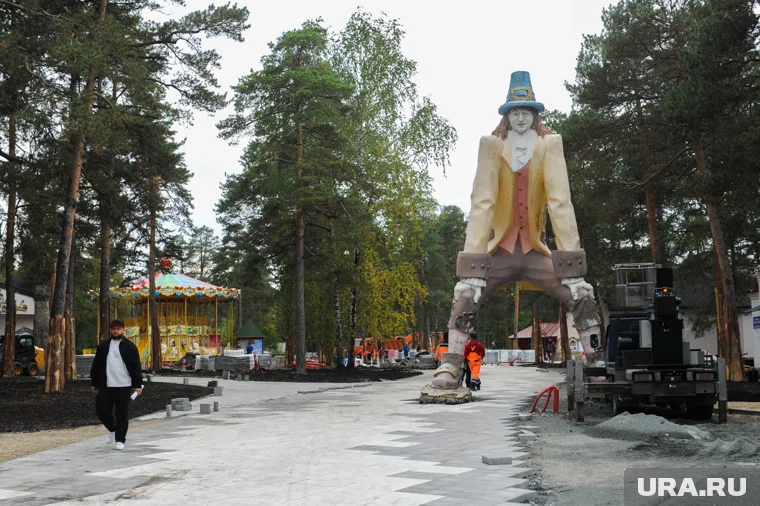 Скульптура «Гулливера» в парке Гагарина была демонтирована 