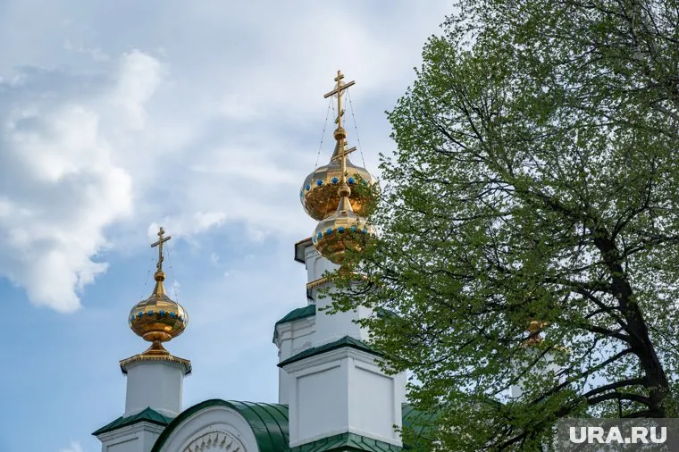 В результате атаки ВСУ полностью сгорел купол Никольского собора в Тульской области (архивное фото)