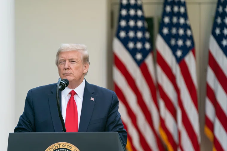 Трамп сделал свои заявления в Белом доме в ночь на 23 октября