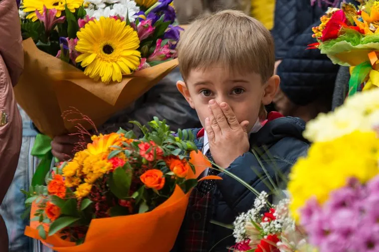 Праздничная линейка в Гимназии №5. Екатеринбург, 1сентября