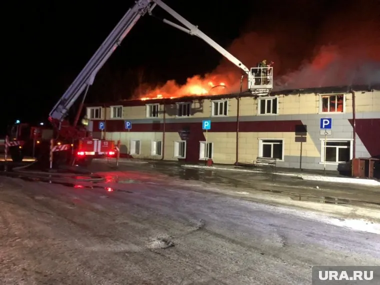 Площадь пожара составила 2000 квадратных метров