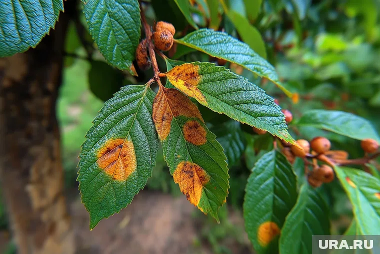 Ржавчина на деревьях может привести к потере урожая в следующем году