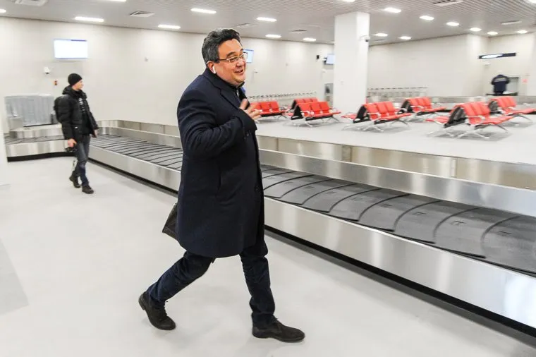 Новый терминал внутренних авиалиний в аэропорту «Курчатов». Челябинск