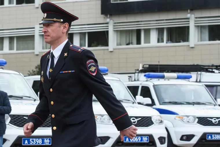 Врио начальника ГУ МВД России по Свердловской области генерал-майор Владимир Миронов. Екатеринбург