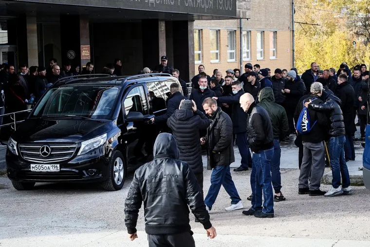 Прощание с Геной ЖБИ. Екатеринбург