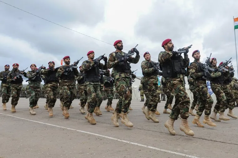 Торжественное открытие совместного военного антитеррористического командно-штабного учения вооруженных сил государств – членов ШОС «Мирная миссия – 2018». Челябинская область, Чебаркульский район