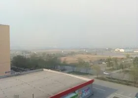 Курган заволокло дымом от лесных пожаров