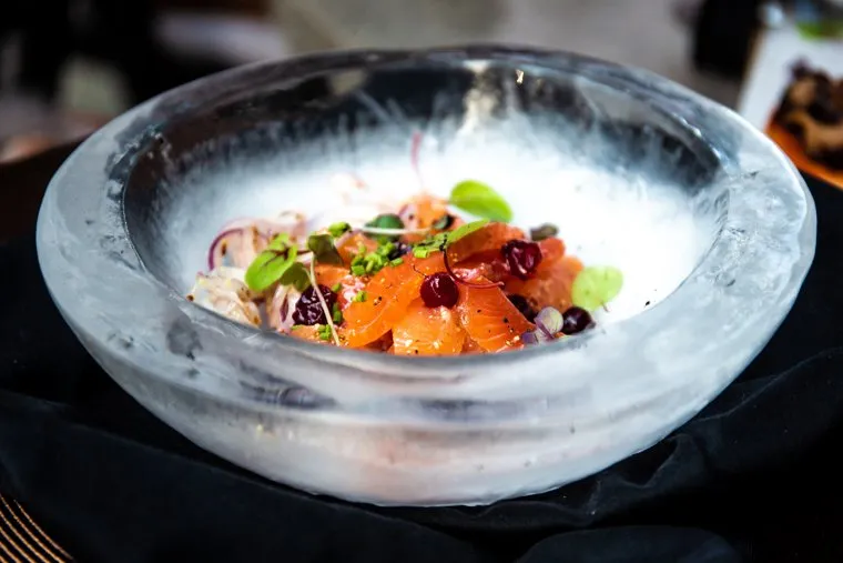 Презентация меню шеф-повара Михаила Чеснокова в ресторане «Огонек».