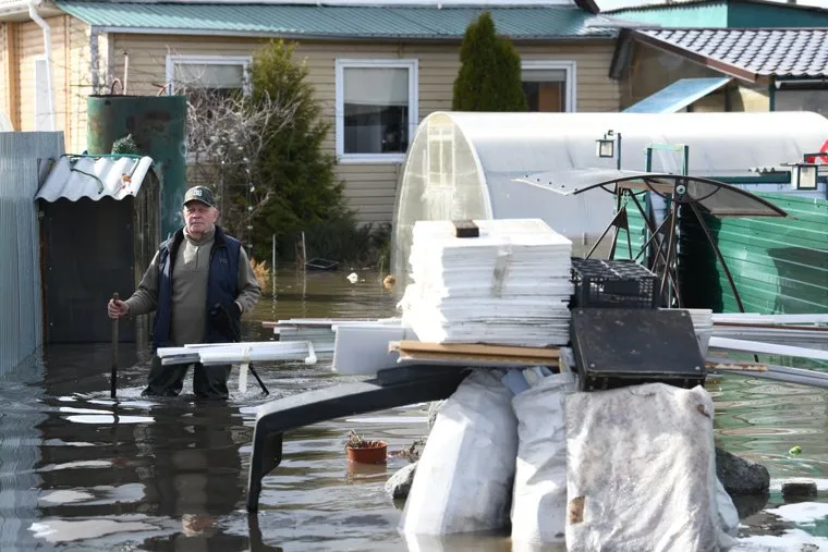 Подтопление в селе Кетово и окрестностях. Курганская область