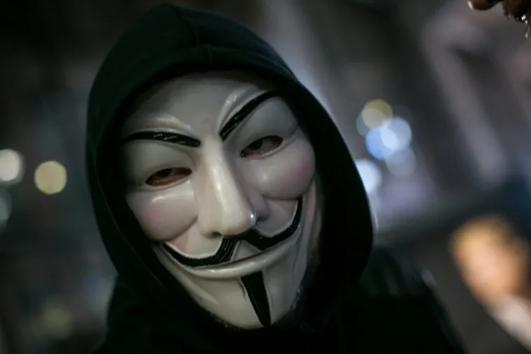 Инаугурация Трампа. Москва, маска гая фокса, Guy Fawkes, anonymous, аноним