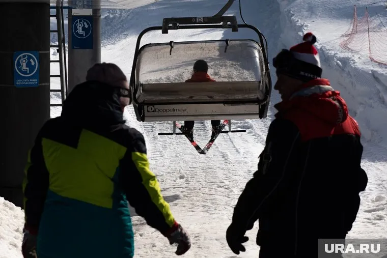 В марте туристы приезжали на горнолыжные курорты