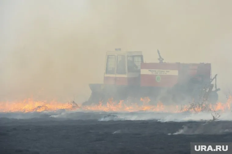 Лесные пожары продолжают наступать на поселки в Челябинской области