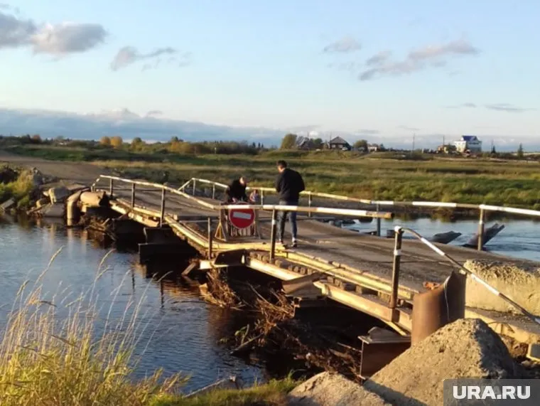 Мост сломался через несколько дней после завершения ремонта