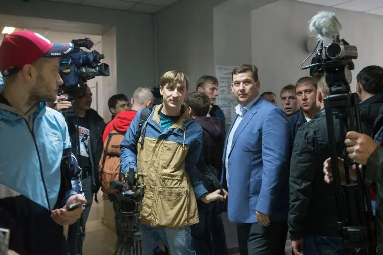 Суд над полицейскими ОВД Заречный в Ленинском районном суде. Екатеринбург, строганов константин