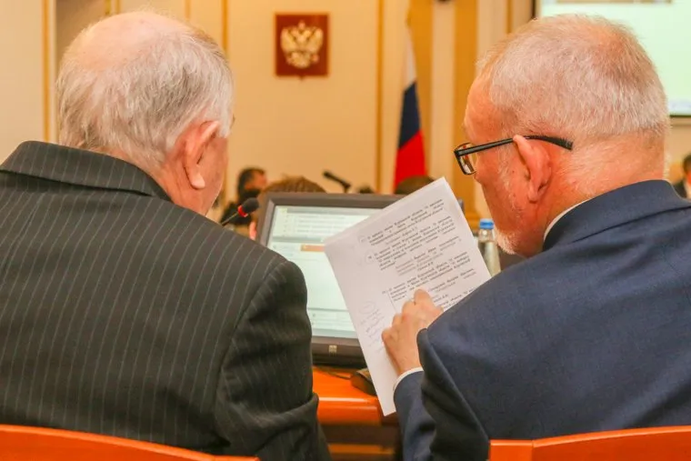 Заседание областной Думы.Курган., депутаты думы