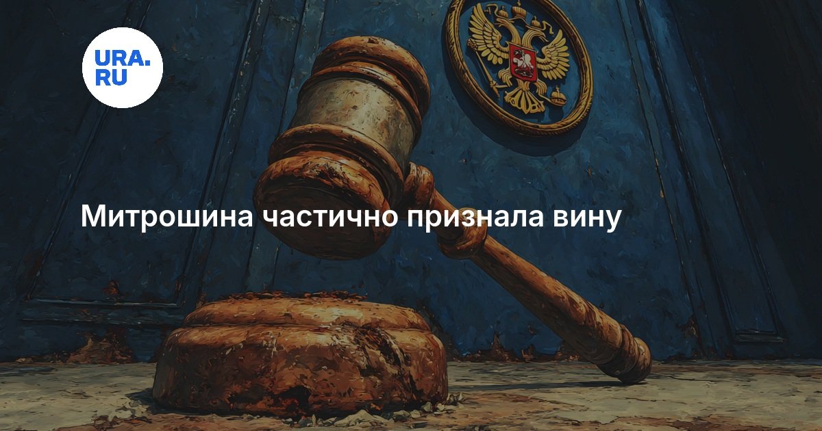 Митрошина частично признала вину