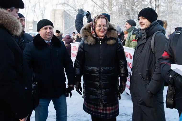 Митинг жителей Цыганского поселка против сноса частного сектора. Екатеринбург