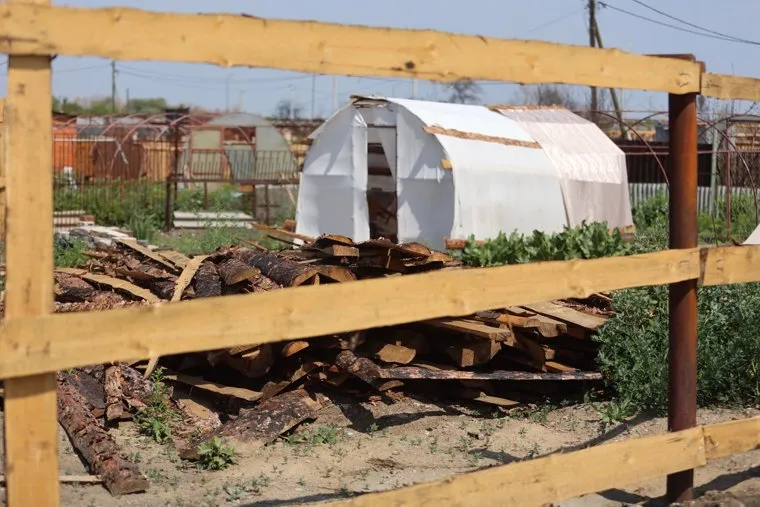 Микрорайон Смолино после пожара. Курган