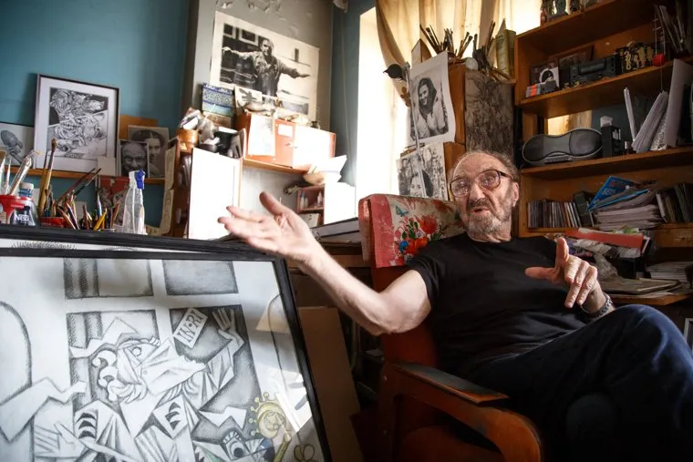 Интервью с Виталием Воловичем в его мастерской. Екатеринбург, волович виталий