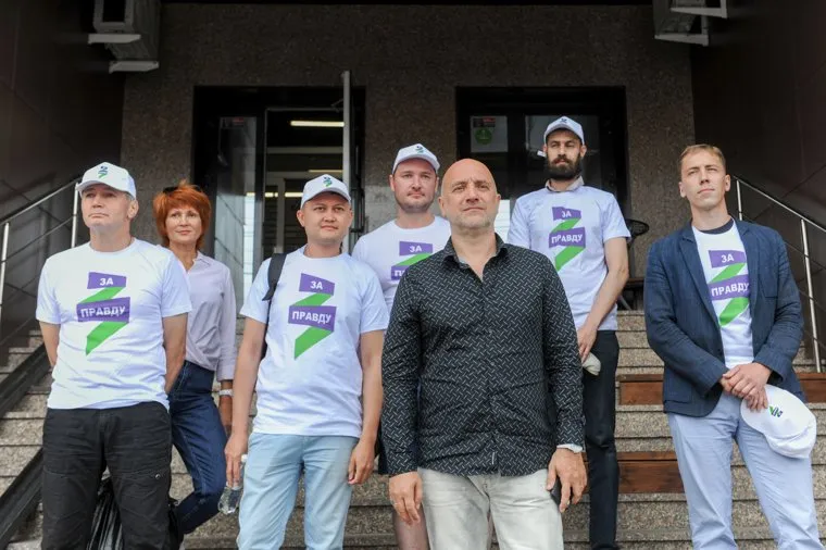 Захар Прилепин на встрече с активистами партии «За правду». Челябинск