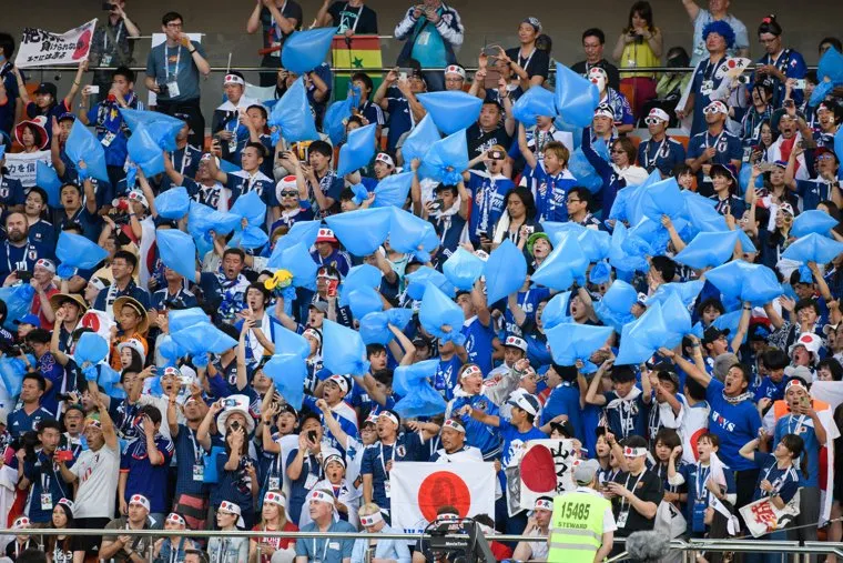 32 матч Чемпионата мира по футболу между сборными Японии и Сенегала. Екатеринбург