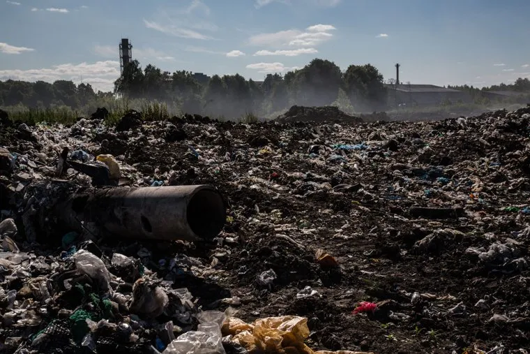 Завод по сортировке мусора. Тюмень, мусор, тбо, свалка