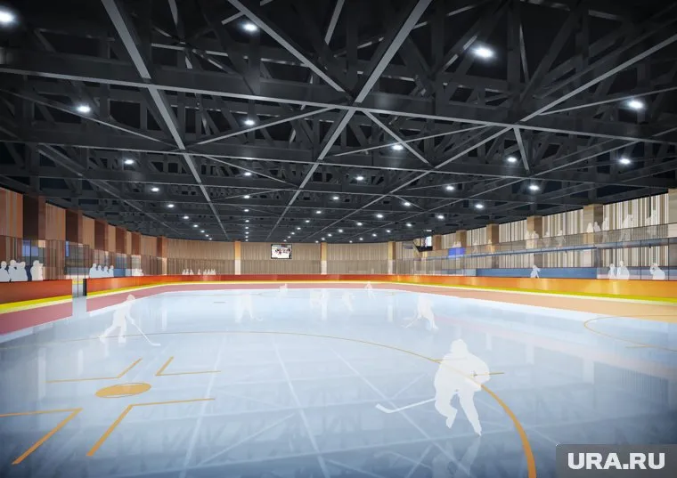 Ледовая арена площадью более шести с половиной кв метров сможет вместить до 400 зрителей