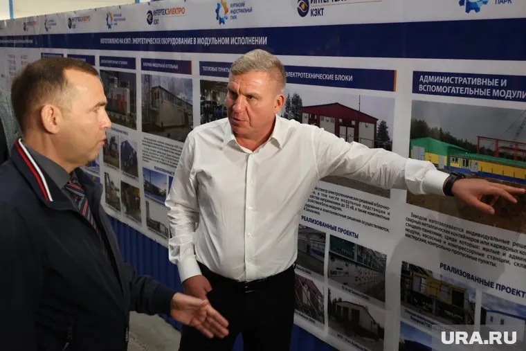 Алексей Бобров (на фото справа) и Вадим Шумков запустили новое производство в Кургане