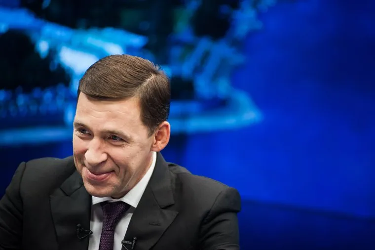 Интервью с губернатором Свердловской области Евгением Куйвашевым в студии телеканала "ОТВ". Екатеринбург, куйвашев евгений